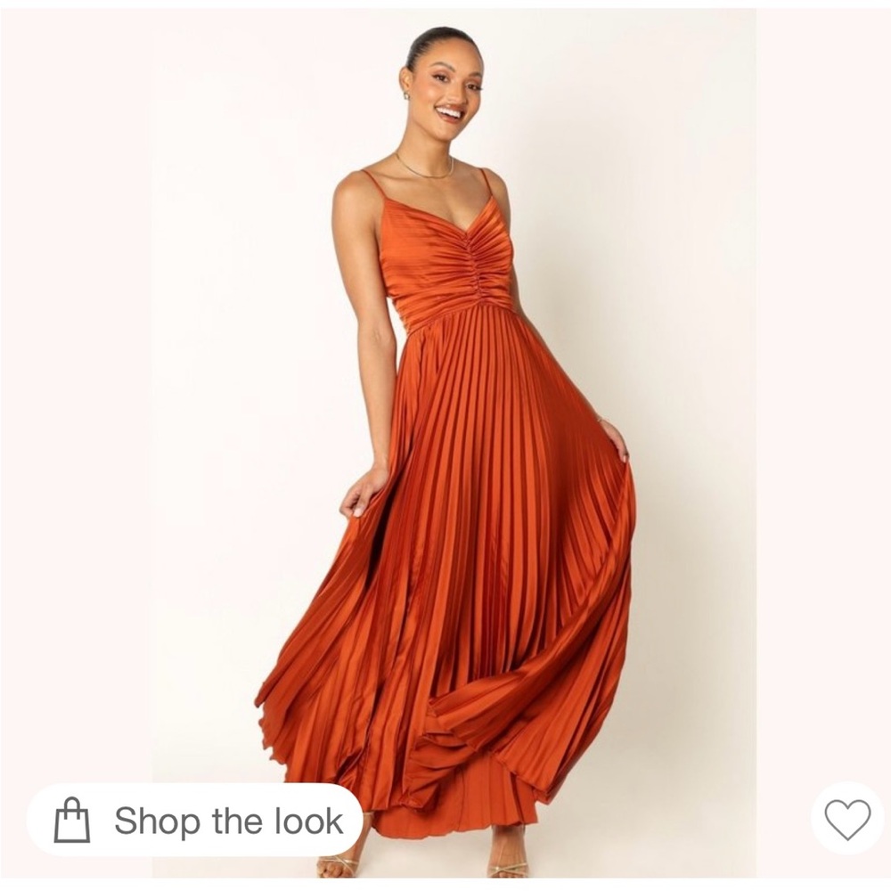 Petal & Pup Rust Orange Maxi Dress